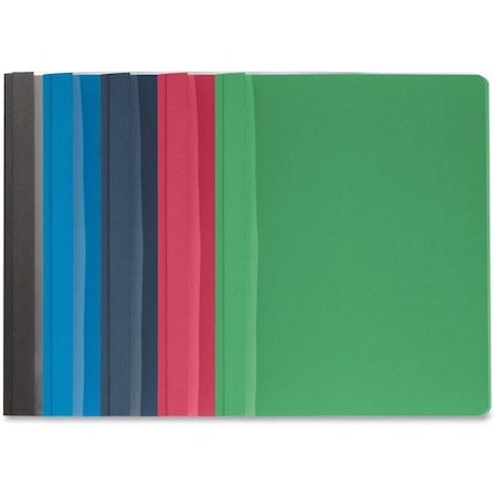 Business Source Report Cover, Clear Front, Ltr, 1/2in/100 Sht Cap, AST, 25PK BSN78519